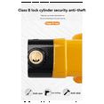 thumbnail image 2 of Steering Wheel Lock Anti-Theft Device Wheel Lock Retractable Double Hooks Car Lock with 2 Keys for Car Security, 2 of 7