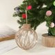 thumbnail image 1 of Bolas de Plástico Transparente para Navidad, Colgantes Envueltos con Cuerda., 1 of 5