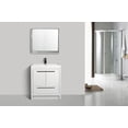 thumbnail image 2 of George William Cabinetry Joy 29.3 in. W x 19.5 in. D. x 35.4 in. H Modern Design Bathroom Furniture Set Bathroom Cabinet With Basin, 2 of 3