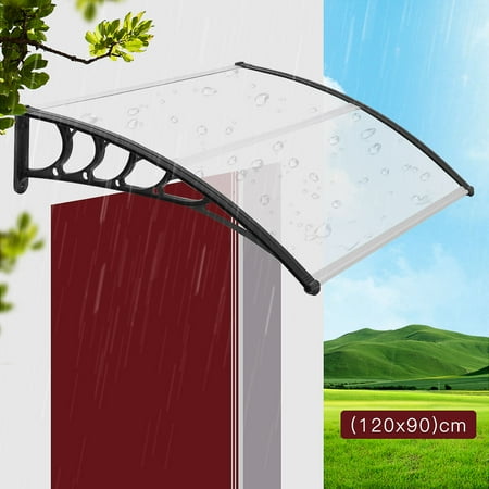 Modern Window Awning Cover Front Door Outdoor Patio Canopy Sun Shetter Roof Rain Snow Protection Canada Modern Window Awning Cover Front Door, Patio Door Awnings Canada