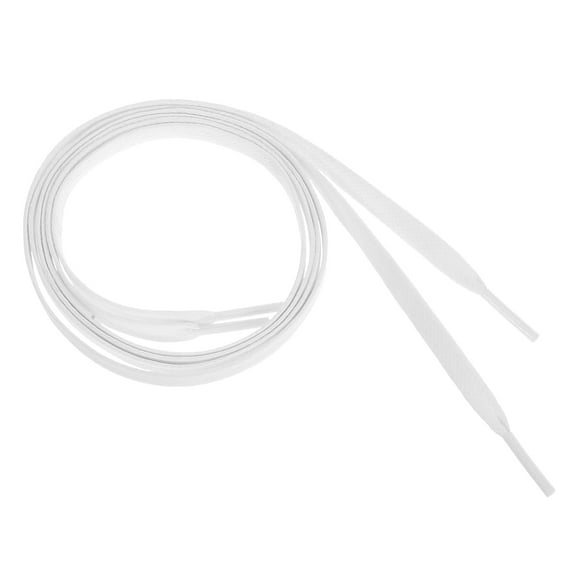 ROSENICE 1Pair Waxed Cotton Flat Shoe Laces For Trainers Sneakers With Environmental Friendly Dying Process 31.5in