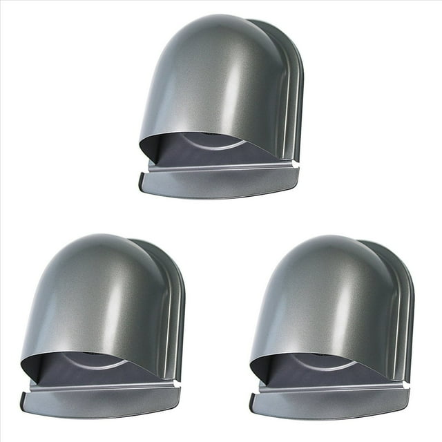 3X Extractor de Escape Anticorrosión de Campana de Ventilación de Acero Inoxidable Impermeable de 4 Pulgadas Y 100 mm para Cubierta de Salida de Aire de Pared, B