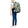 thumbnail image 2 of Justice Girls 17" Laptop Backpack Smiles Green Camoflauge, 2 of 5