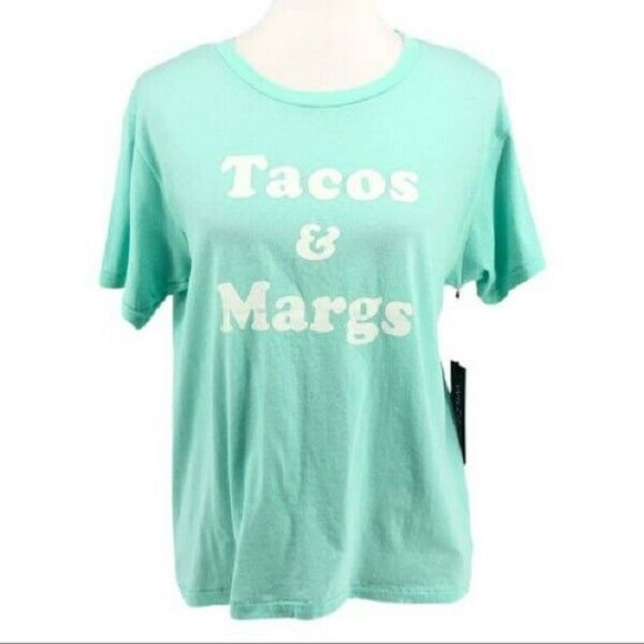 Wildfox Tacos & Margs Happy Hour Kee Tee Yucca Green ( M )