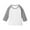 Gray-05, variant on Avrntaa Girls Crew Neck T-shirt Fall Casual Color Block 3/4 Sleeve Tops Loose Layer Shirt for 3-14 Y