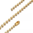 thumbnail image 3 of EOEMY 6/8/10/12mm Fashion Women Men 316L Stainless Steel Gold Tone Ball Chain Necklace-Gold-6mm-20Inch Or 50Cm, 3 of 5