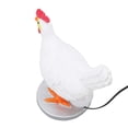 thumbnail image 4 of Lámpara de gallina con forma de gallina ponedora, luz LED de resina realista, linda luz nocturna para niños, ideal para dormitorio y sala de estar., 4 of 14