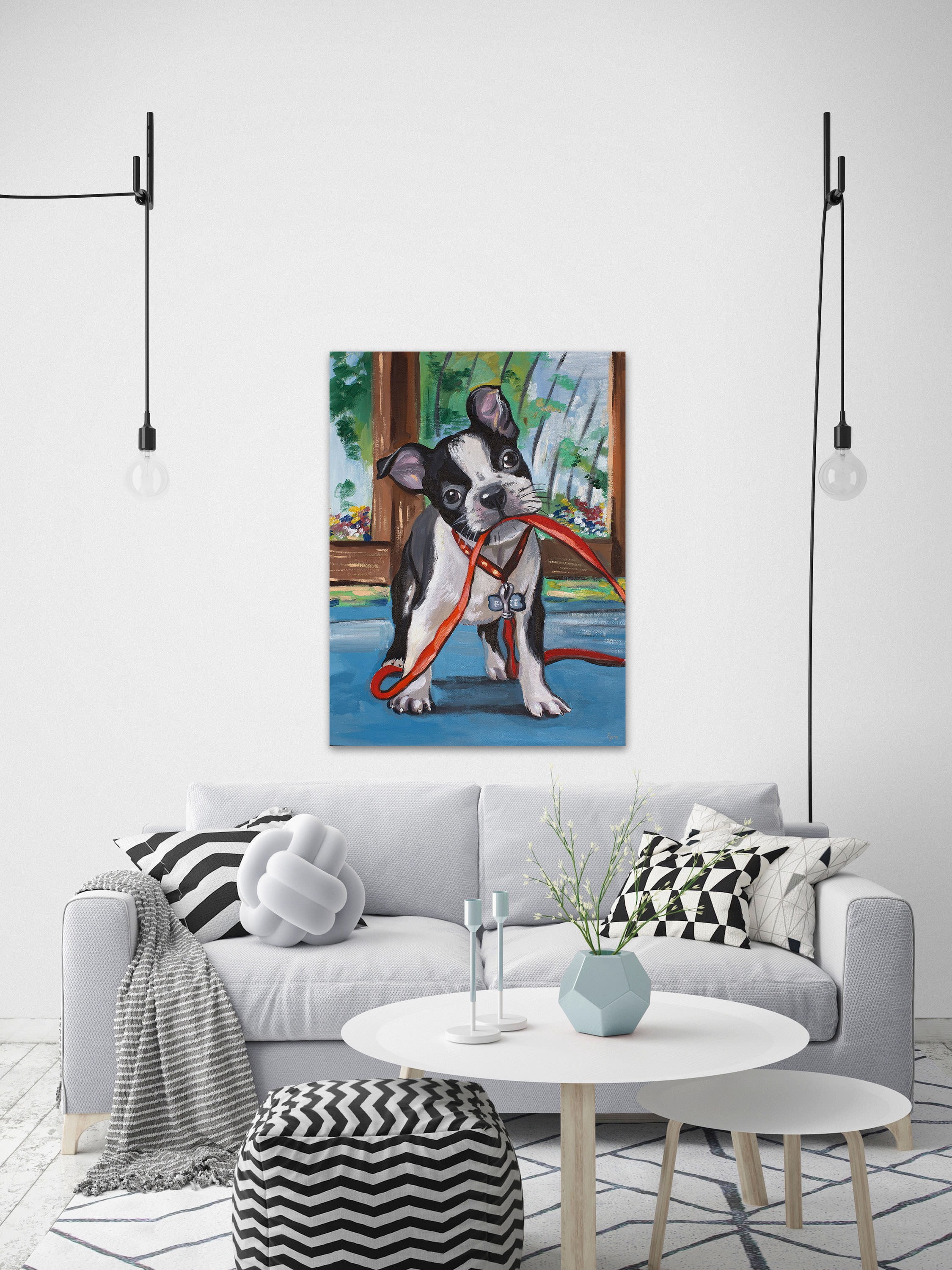 Marmont Hill Walkies Canvas Wall Art