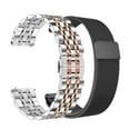 thumbnail image 1 of BRADCET 1/2Pack 20mm 22mm Stainless Steel Metal Band for Samsung Galaxy watch 5 4 40mm 44mm/Active 2 3/Watch 4 Classic 42mm 46mm/Watch 3 45mm/Gear S3 S4 46mm for Metal Mesh Milanese Loop Magnetic, 1 of 10