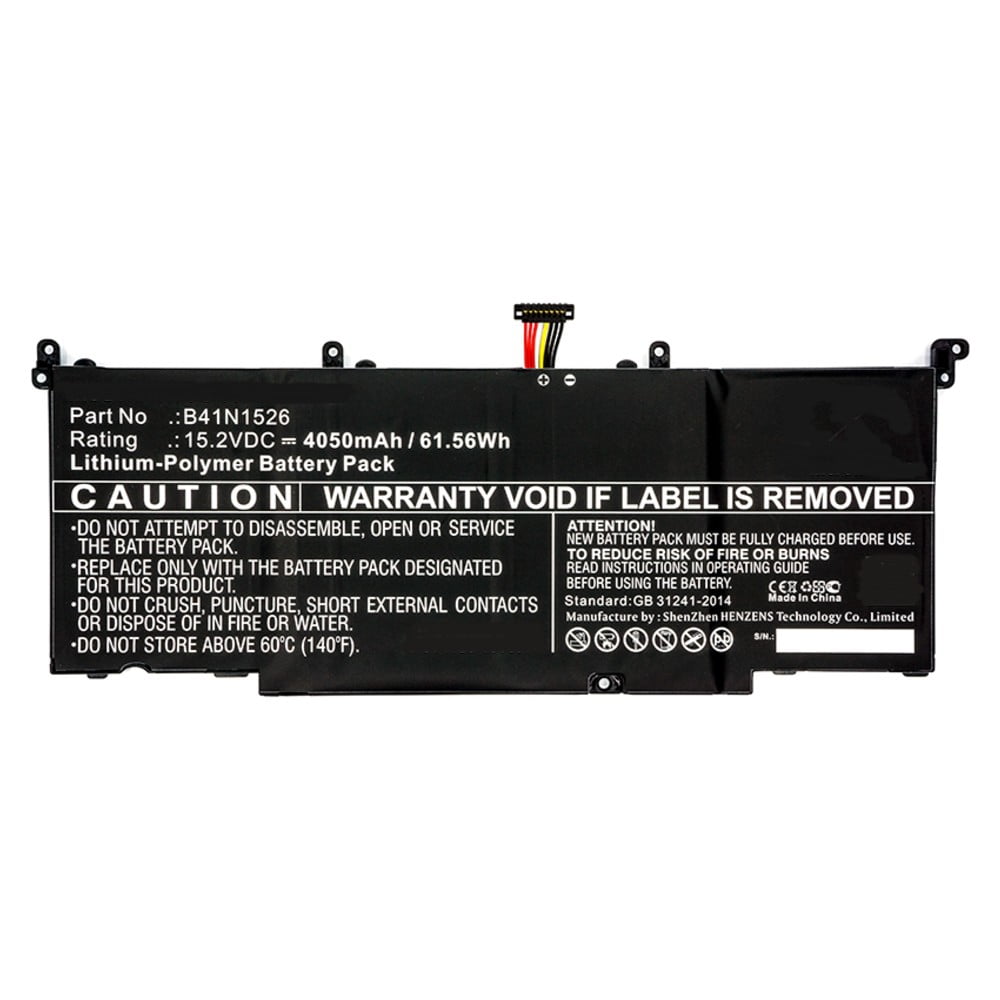 Synergy Digital Laptop Battery, Compatible with Asus ROG Strix  GL502VM-FY536T Laptop, (Li-Pol, 15.2V, 4050mAh) Ultra High Capacity,  Replacement for Asus 0B200-0194000, B41N1526 Battery - Walmart.com