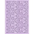 thumbnail image 1 of Ahgly Company Machine Washable Indoor Rectangle Transitional Rich Lilac Purple Area Rugs, 3' x 5', 1 of 7