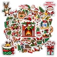 thumbnail image 5 of 35pcs-50pcs Festive Stickers Kids Stickers  Christmas Stickers Sticker Pack DIY Stickers for Luggage Notebook Car Sticker, 5 of 9