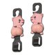 thumbnail image 2 of Gancho para reposacabezas de asientos de coche, colgador para asiento trasero de vehículo, decorativo de PVC, rotación de 360  degree, multifuncional, para Cerdo, 2 of 8
