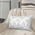 thumbnail image 5 of Pofeuu Hand Drawn Snake Print Polyester Microfiber Plush Pillowcases, Super Soft and Cozy Pillow Case Covers with Envelop Closure（Pillow core not included）-20"x30", 5 of 6