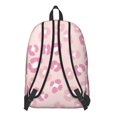 thumbnail image 3 of Pink Leopard Print Backpack for School, Cute School Bag with Adjustable Shoulder Straps and Padded Back, 15.7"x11.8"x5.5", 3 of 5