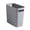 Grey, variant on Small Trash Can, Slim Plastic Wastebasket,Slim Waterproof Trash Bin for Bathroom Office Kitchen Hotel Room,White — LAILLSH 2026 New