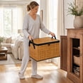 thumbnail image 4 of Storage Box with Lid and Handles for Organizing Clothing, Toys and Household Items, 4 of 8