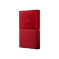thumbnail image 2 of WD My Passport WDBS4B0020BRD - Hard drive - encrypted - 2 TB - external (portable) - USB 3.0 - 256-bit AES - red, 2 of 9
