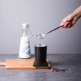 thumbnail image 4 of 12 Pack Drink s with Holder, 4 Inch Black Slate Stone with Anti-Scratch Bottom for Bar Kitchen Home r, Square, 4 of 7