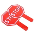 thumbnail image 2 of 2Pcs Stop Sign Traffic Control Plastic Rectangular for Home Education, 2 of 8