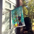 thumbnail image 2 of Caroline's Treasures BB1617CHF Christmas Tree and Doberman Flag Canvas House Size , Large, multicolor, 2 of 4