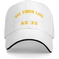 thumbnail image 2 of USS Simon Lake AS 33 Unisex Baseball Caps Sandwich Caps Casual hat, 2 of 8