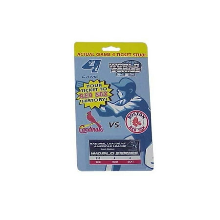2004 World Series Game 4 Ticket Stub With Header C