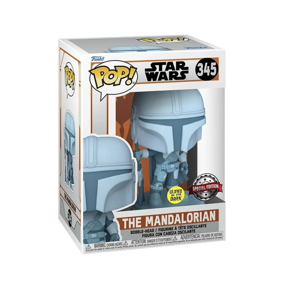 Pop The Mandalorian (Glows In The Dark) (Special Edition) 345 Funko Star Wars
