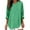 Green, variant on Tunic Tops for Women Loose Fit - Striped Crewneck Tees Roll Up Long Sleeve T Shirts Ladies Fall Winter Clothes (XL, Wine)