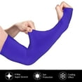 thumbnail image 3 of Haiem Darkblue UV Protection Cooling Arm Sleeves for Men and Women UPF 50 Sun Sleeve, 3 of 8