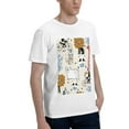 thumbnail image 2 of Bingfone Hand Drawn Animals Men'S Loose Fit Short-Sleeve Pocket T-Shirt, 2 of 7