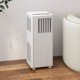 thumbnail image 2 of Climatizador Portátil 8000 BTU - Aire Acondicionado con Ventilador Integrado y Deshumidificador - Pantalla Táctil LED, Temporizador de 24 Horas y Control Remoto - Blanco, 2 of 7