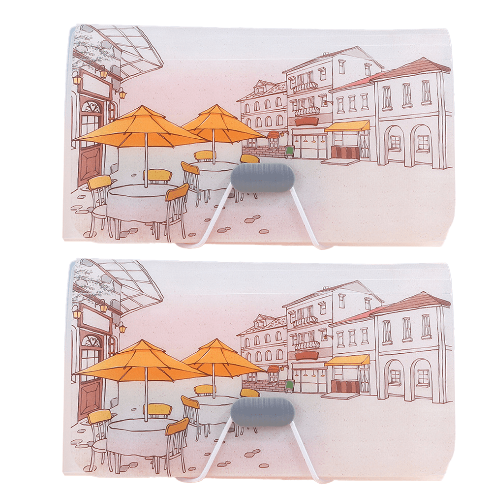 Organiseur De Reçus à 13 Poches Avec Porte-cartes, Rangeent Extensible Pour Tickets Et Porte