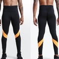 thumbnail image 1 of Leggings casuales de forro polar para hombre, pantalones largos rectos cilíndricos que mantienen el calor, pantalones de rayón para hombre, 1 of 9