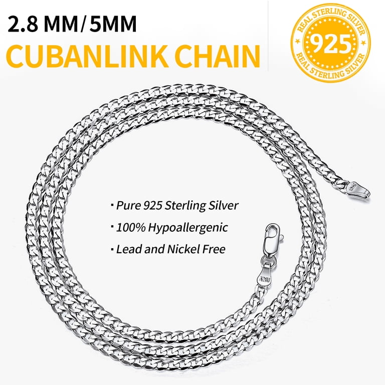 ChicSilver 925 Sterling Silver Figaro Chain Necklace, 20 Inch photo 5