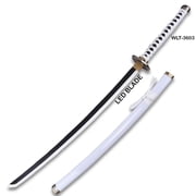 One Piece Roronoa Zoro Wado Ichimonji Katana  LED Light-Up Wooden Cosplay Sword 41 in