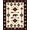 Burgundy Brown Green, Pattern 9, variant on ODIKA 8'x10' Washable Area Rug Cabin Cowboy Motif Mens Decorations Reindeer Lone Southwestern for Dining Room, Large Office, Lounge, Non-Slip Chair-Friendly Mat