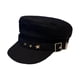 thumbnail image 3 of Sombrero de béisbol Yinane plana mujer Gorra vendedor de periódicos regalo madre visera transpirable Negro, 3 of 8