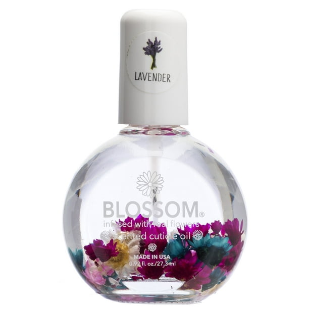 BLOSSOM Nail Treatment Cuticle Oil Scented & Infused with Real Flowers