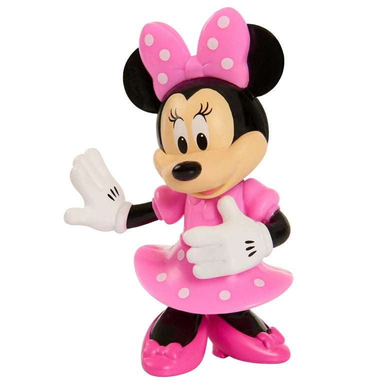 Mickey Mouse Collectible Mini Figurines Set, 5 Pack, Minnie