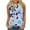 Light Blue, variant on JTZGDY Cute Floral Print Summer Shirts for Women Trendy Sleeveless Crewneck Graphic Cami T-Shirts Loose Fit Casual Basic Tank Tops Light Blue S