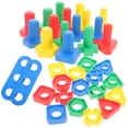 thumbnail image 1 of Shisuyan 16 Pairs Educational Toy Kids Colorful Screw Matching Toy Tightening Screw Toy, 1 of 9