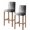 Black, variant on Blue Teal Ombre Bar Stool Covers Set of 4, Coastal Beach Modern Abstract Art Stretch Washable Bar Chair Covers with Backs, Removable Pub Counter Height Chair Cover for Kitchen Dining Room Cafe