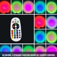 thumbnail image 4 of Smart 16 Colors LED Sunset Projection Lamp APP and Remote Control - black, 4 of 7
