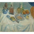 thumbnail image 3 of Ernst Schiess 17x15 Black Modern Framed Museum Art Print Titled - Table After the Meal (1914), 3 of 5