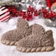 thumbnail image 1 of Zapatillas altas Zapatillas de felpa Zapatos de suela gruesa Botas para el hogar Zapatillas de piso Dormitorio de invierno Zapatillas de , 36 a 37 Marrón Salvador Pantuflas de felpa, 1 of 10