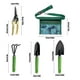 thumbnail image 3 of Herramientas de jardinería portátiles, 5 piezas, pala, rastrillo, tijeras de podar, juego de riñonera para plantar flores suculentas, aparato de jardinería, 3 of 9