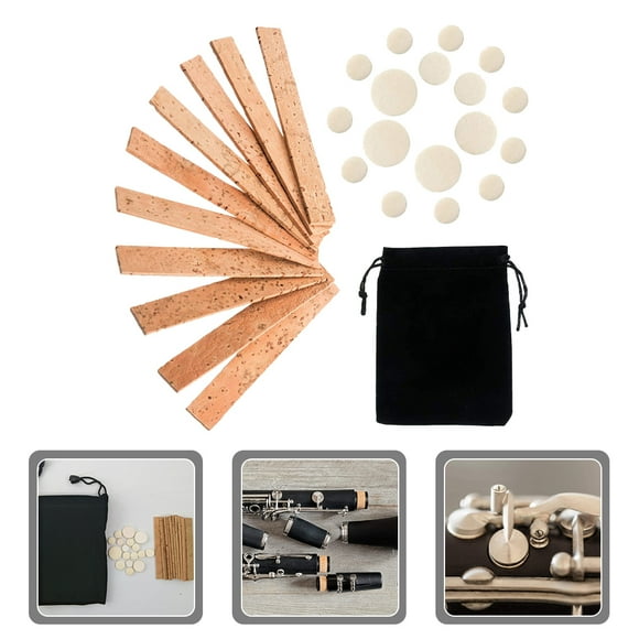 AURARMLET 28 Pieces of Woodwind Instrument Repair Tool for Noise Resistance in Assorted Color