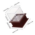thumbnail image 4 of unbranded Display Case Acrílico Y Madera Marrón Para Baseball Ideal Para Mostrar Colecciones En Interiores, 4 of 5