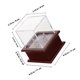 thumbnail image 2 of GOOHOCHY Exhibidor Transparente De Béisbol Con Material Acrílico Y Base Marrón Ideal Para Mostrar Colecciones En Casa, 2 of 5